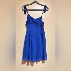 Blue Sleeveless Dress